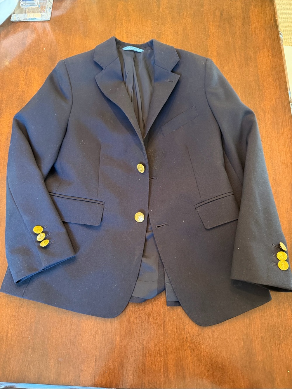Vineyard Vines Boys Navy Blazer with Gold Buttons size 7